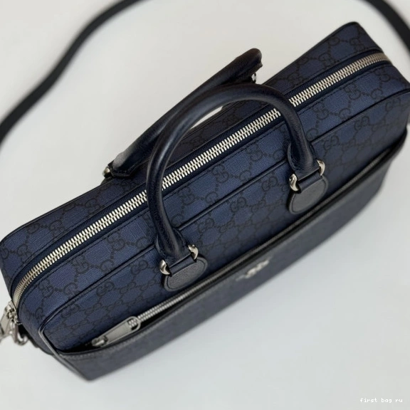 First bag ru GUCCI OPHIDIA BRIEFCASE GG MEDIUM 0815